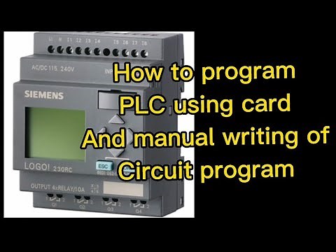 How to program PLC for beginners. Siemens LOGO!