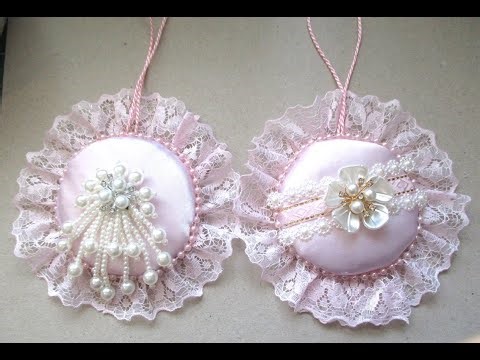 2 x Shabby Chich Flat Back Baubles - Tutorial - jennings644 - Teacher of All Crafts