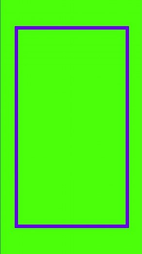 Free Neon Color Changing Box Frame Green Screen Background Overlay for Your Videos