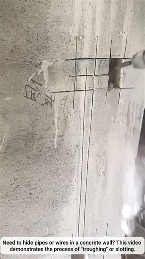 Wall Slotting for Electrical Conduits