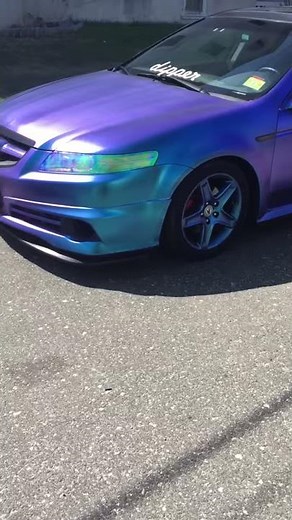 Alien gc-47 Acura TL Plasti dip color shift and chameleon h