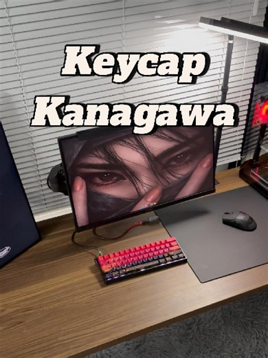 Kanagawa Wave PBT Doubleshot 131-Key Cherry Keycap Set