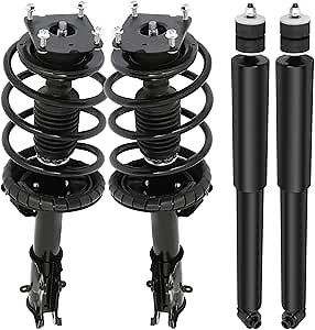 Amazon.com: SCITOO - 2Pcs Front Complete Struts Spring Assembly + 2Pcs Rear Shock Absorbers Fits 2011-2014 for Ford Mustang Full Set Front Rear Complete Struts with 172540 5783 - Set of 4 : Automotive