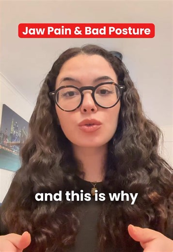 If you’ve been stretching your jaw and it still hurts, the problem might be coming from further down. 📉 Your jaw is deeply connected to your entire body. When you clench your teeth, you aren’t just using your facial muscles—you’re likely tightening your core too. If your core isn't supporting you properly, your posture shifts. That extra load travels up through your spine and ends up overloading your jaw joint (TMJ). This is why