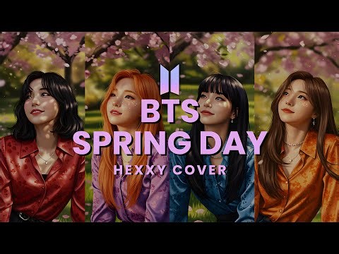 BTS - Spring Day (봄날) | HEXXY Kpop Girl Group Cover | Color Coded Lyrics | TRENDING 2025