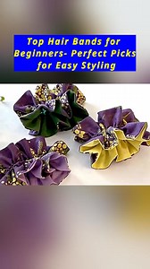 9.6K views · 106 reactions | Top Hair Bands for Beginners- Perfect Picks for Easy Styling #hairaccessorieshandmade #hairbandstyle #hairbandlovers #EasyStyling #HandmadeWithLove #hairbandforgirls #diygiftsandcrafts #diyhacks #SustainableFuture #NationalCreativityDay #satisfyingcraft #makingvideo #scrunchieshandmade #satisfyingvideosdaily #giftsforfriends #easysewing #howto #crafts #selfimprovementdaily | All Girls' Things | Facebook
