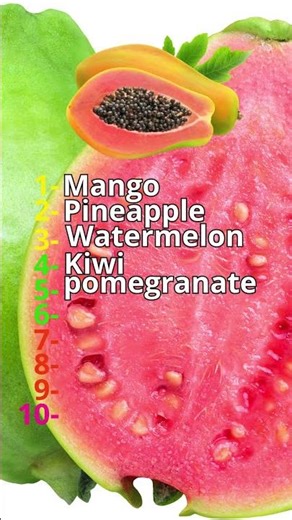 Only 1% Can Guess All 10 Fruits 🍉🍍 #fruitquiz #challenge