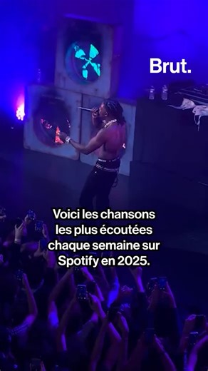 Voici les chansons les plus écoutées en 2025 sur Spotify, semaine par semaine. | Brut