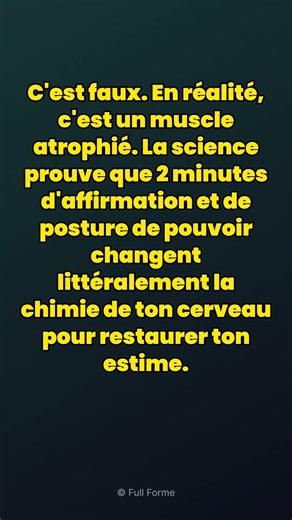 Comment reprogrammer ta confiance en toi en 60 secondes