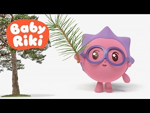 BabyRiki RO - Copilașii învață copacii din pădure 🌳 Desene animate educative pentru copii