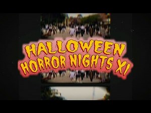 Halloween Horror Nights XI 2001 Universal Studios Florida RARE Footage