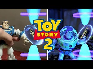Toy Story 2 scene Opening Buzz Light Year vs Evil Emperor Zurg Live action (toys)