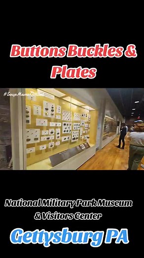 Buttons Buckles & Plates Civil War National Military Park Museum & Visitor Center Gettysburg PA June 2025 | Soup Mama Official