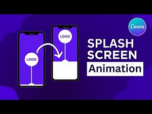 Easy Splash Screen Animation in Canva I Canva tutorial l easy canva