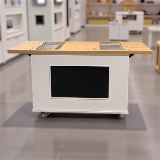 Mobile TV Cart on Wheels Collapsible Rolling Display Cart With Monitor for Events Trade Shows and Digital Signage - Etsy