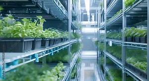 Impact of Sustainable Urban Agriculture through Vertical Farming and Hydroponic Technologies. Concept Sustainable Agriculture, Urban Farming, Vertical Farming, Hydroponic Technologies