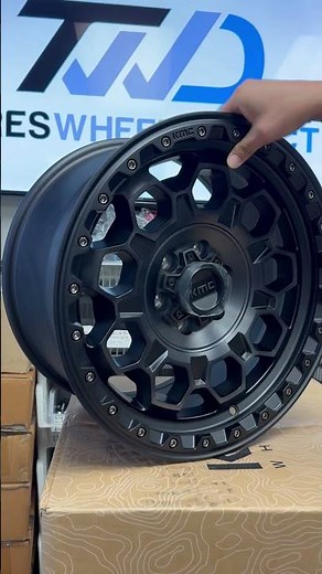 KMC Wheels style KM545 Trek in the size 17x9 offset +18 bolt pattern 6x114.3 in finish dark tint