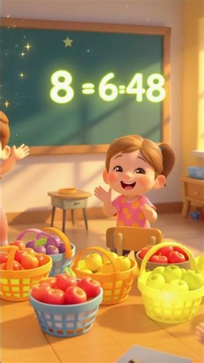 Learn the 8 Times Table for Kids | Multiplication Table of 8 Song | Easy Math Learning