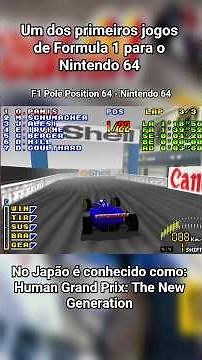 F1 Pole Position 64 aka Human Grand Prix: New Generation - #shorts #gameplay #formula1 #nintendo64