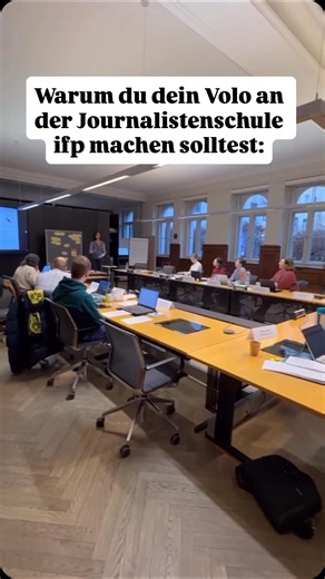 Journalistenschule ifp on Instagram: "Warum du dein Volo an der Journalistenschule ifp machen solltest: - Du lernst alle journalistischen Basics in Grundkursen und selbstgewählten Modulen - Du bekommst Praxis in deiner Ausbildungsredaktion - Das ifp ist ein unterstützendes Netzwerk aus Alumni in fast jeder Redaktion - Du darfst 12 Wochen Praktikum machen, da wo du willst - Du wirst fair nach Tarif bezahlt 📰 Du willst Journalist:in werden? ✨ Du interessierst Dich für werteorientierten Journalism