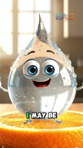 Oggy the Orange 🍊 Cute Water Droplet 3D Animation About Vitamin C
