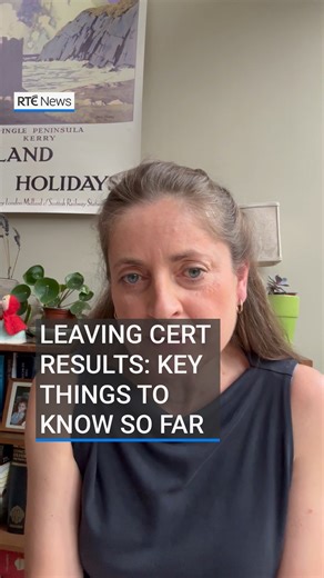 32K views · 108 reactions | As thousands of you receive your Leaving Cert results, what are the key things we know so far from the data? If you’re getting your results, good luck today! #rtenews #leavingcert2025 #resultsday | RTÉ News | Facebook