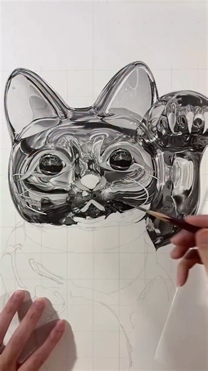 Graphite Drawing Art Gallery on Instagram: "Graphite drawing by artist @kohei6620 — an incredible hyper-realistic study of metallic reflections, rendered with stunning precision. The artist captures every distortion, highlight, and mirrored detail with flawless control, creating a lifelike chrome surface using only pencil work. Artist: @kohei6620 #graphitedrawing #hyperrealism #realismart #metallicart #pencildrawing #fineart #artinspiration #realisticart #creativeexpression"