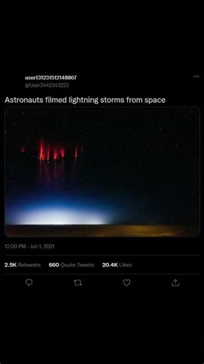 Lightning storms from space #recommended #space #foryou