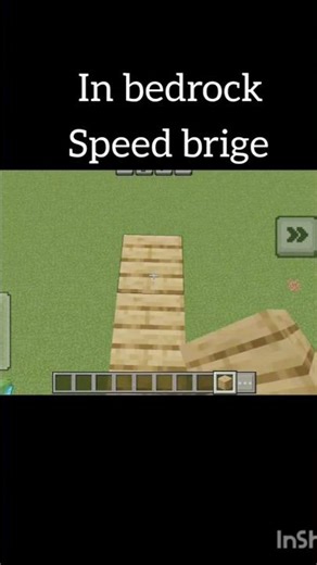 speed brige java vs bedrock #minecraft