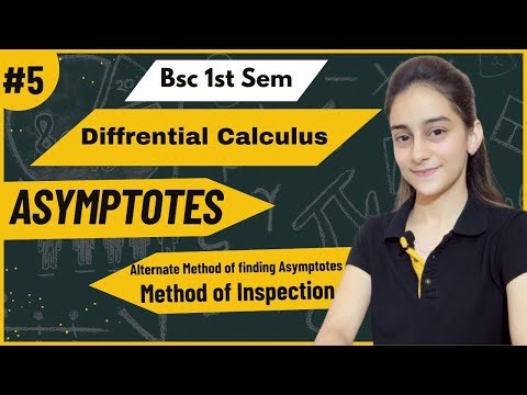 Method of Inspection | How to find Asymptotes by method of inspection | Bsc 1st sem📝