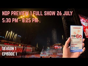 Full SG60 NDP PREVIEW 1 Parade Show - (26 July) | Singapore National Day [NDP 2025]
