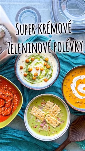 Kamila Metzová on Instagram: "🧡 Super krémové zeleninové polévky V tomto videu se s vámi chci podělit o postup, jak se mi osvědčilo připravovat krémové zeleninové polévky 💯 Dělám je několikrát týdně a považuji je za skvělý a chytrý způsob, jak do jídelníčku zařadit mnoho druhů zeleniny a dalších výživných ingrediencí 🤗🔝 Toto téma je navíc perfektní příležitostí ukázat vám svůj stolní mixér, který mám opět od značky Sage @sage_cz Od Sage mám doma už mnoho spotřebičů a jsem s nimi opravdu spok