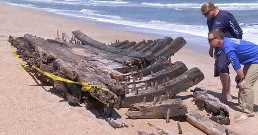 "Holy grail of shipwrecks" found on Florida beach