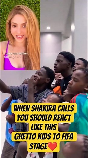 Shakira Calls Ghetto Kids for Dai Dai Song Dance and Fifa World Cup Half Time Show #shakira #ghetto
