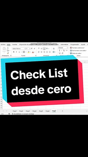 Cómo hacer un Checklist en Excel paso a paso