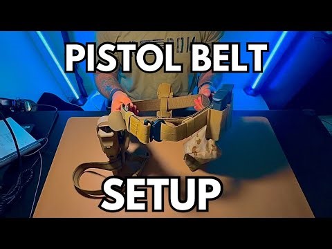 Pistol Belt Setup Tips You Need To Know