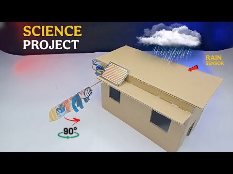 🌧️ Rain Sensor Project — Automatic Clothes Protection | Inspire Award Science Project