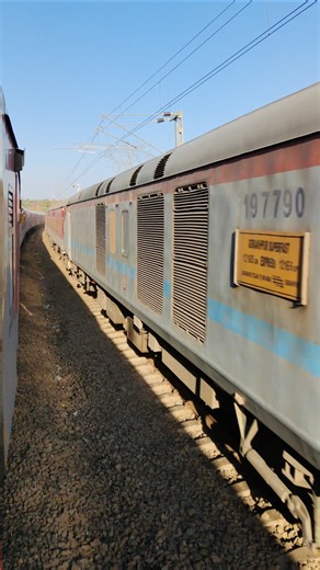 12166 Gorakhpur Mumbai Ltt Superfast Express Crossing Highspeed #shorts #viralshorts #train #travel