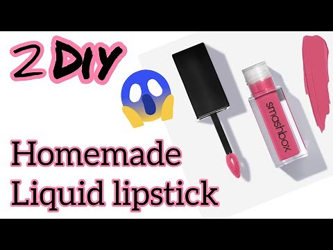 Diy Homemade Liquid Lipstick |How To Make Lipstick At Home | lipstick diy