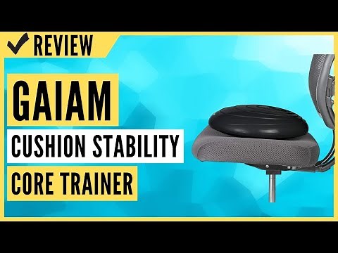 Gaiam Balance Disc Wobble Cushion Stability Core Trainer Review
