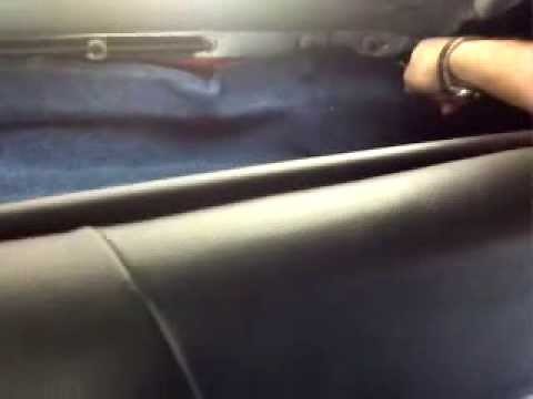 Fixing a convertible top - gluing it back to the rear glass-Step 1