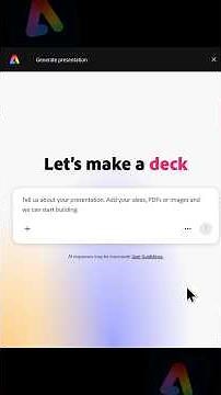 How to Make AI Presentations with Adobe Express!