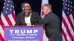 Scenes from inside Donald J. Trump rally after organizers canceled it for security reasons. Updated info at http://newschannel9.com/news/nation-world/chicago-trump-rally-turns-chaotic-cancelled-due-to-security-concerns | WTVC-TV NewsChannel 9 News