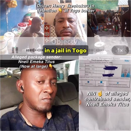 Objectv Media on Instagram: "Nigerian Man In Togo Pr!son For Conveying Cylinder For Friend To Lagos, Unknown To Him Contained Contr@‘s @nidcom @nigeriapoliceforce @ndlea_nigeria @officialasiwajubat"