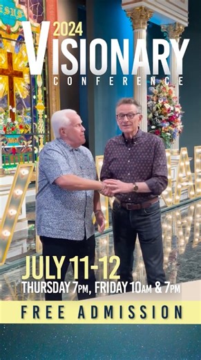 We are READY to see you TONIGHT at the VISIONARY CONFERENCE! #VISIONARY2024 | Jesse Duplantis Ministries
