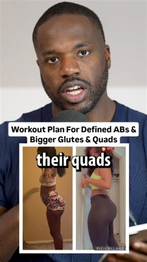 Better You Better Society (Coach Sam) on Instagram: "Workout Plan For Defined ABs & Bigger Glutes & Quads Monday: Quads, Glutes & Hamstrings Squats (4 sets of 10 reps) Reverse Lunges (4 sets of 10 steps each leg) Leg Press (4 sets of 10 reps) Leg Curls (4 sets of 10 reps) Glute Kickbacks (4 sets of 10 reps each leg) Tuesday: Core Leg Raises (4 sets of 15 reps) Weighted Decline Situps (4 sets of 10 reps) Cable Crunches (4 sets of 10 reps) Thursday: Glutes & Quads Hip Thrust (4 sets of 10 reps) RD
