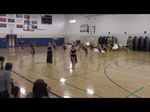Spree Color Guard & Twirling Team perform: "Only Time" Lyrical Flag Baton Dance