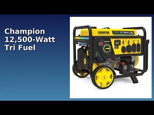 REVIEW (2026): Champion 12,500-Watt Tri Fuel Generator. ESSENTIAL details.