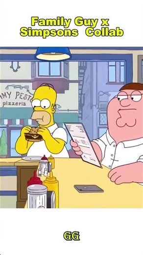 Family Guy x Simpsons Breakfast Collab #simpsons