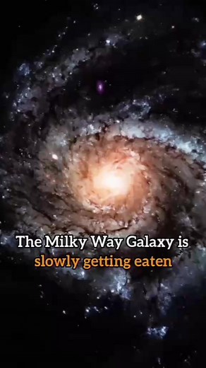 Milky way galaxy is slowly getting eaten by the supermassive blackhole in centre. #space #spacefacts #astronomy #science #blackhole #milkyway #galaxy | Interstellar Traveller